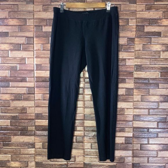 Womens Small Eileen Fisher Black Trouser Pants - Picture 1 of 10